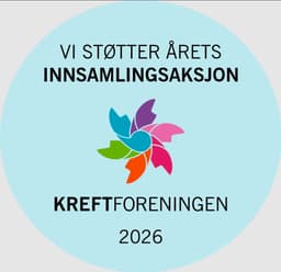 Vi støtter årets innsamlingsaksjon — Kreftforeningen 2026